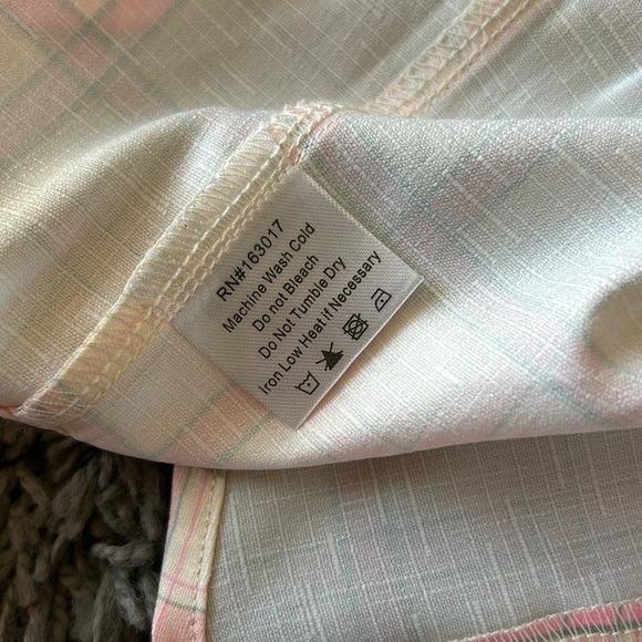 NWT Princess Polly Check Mate Mini Multi Skirt Set In Pink Size 12 - Picture 13 of 16